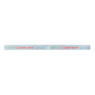 your company logo personalised satin ribbon