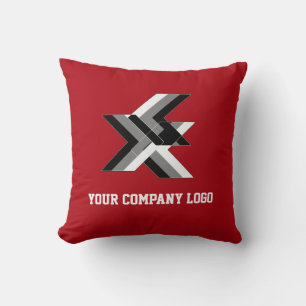 YOUR COMPANY LOGO,personalised Throw Pillow