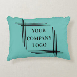 YOUR COMPANY LOGO,personalized,add your text Decorative Cushion