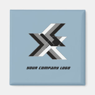 YOUR COMPANY LOGO,personalized,add your text Magnet