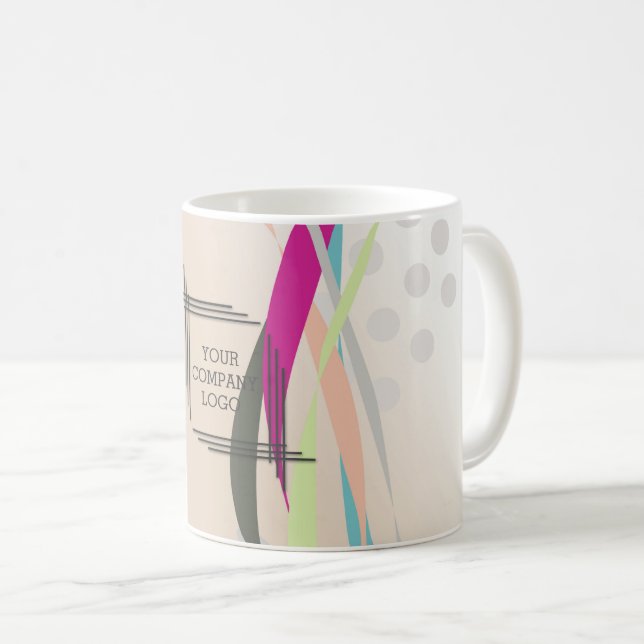 YOUR COMPANY LOGO,personalized Coffee Mug (Front Right)