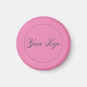 Your Company Logo Pink Magnet
