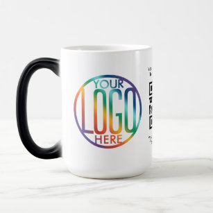 Your Company Logo & QR Code Corporate Promotional Magic Mug