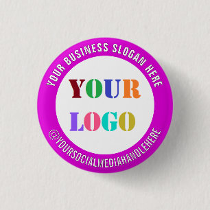 Your Company Logo Social Media Promotional Button