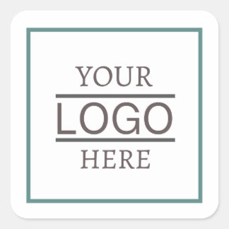 Your Company Logo Sticker Label Sheet - Basic