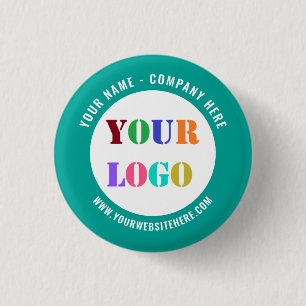 Your Company Logo Text and Colors Promotion Button