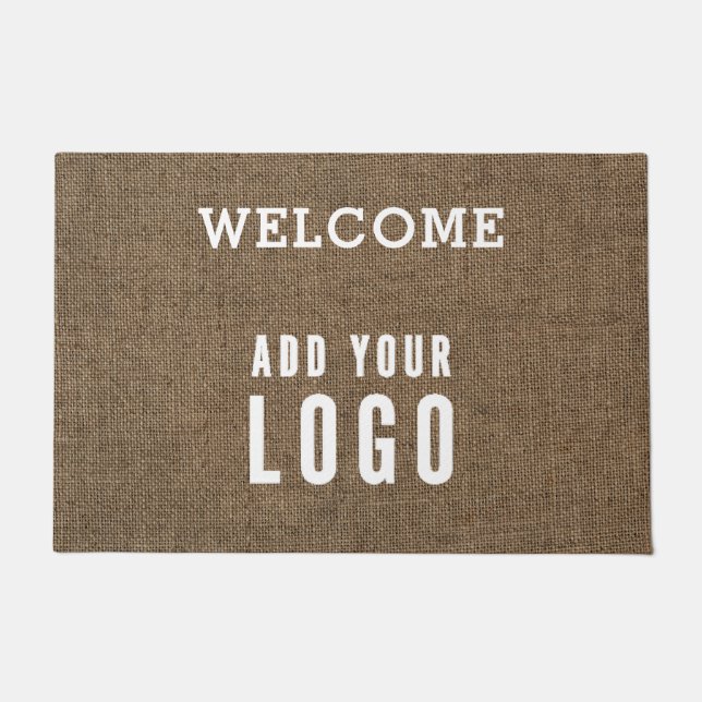 Your Company Logo Welcome Doormat (Front)