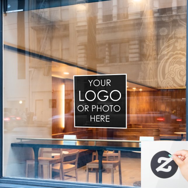 Your Company Name Storefront Business Logo (Cafe Window)
