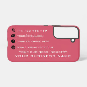 Your Company Promotional Business Card Design Samsung Galaxy Case