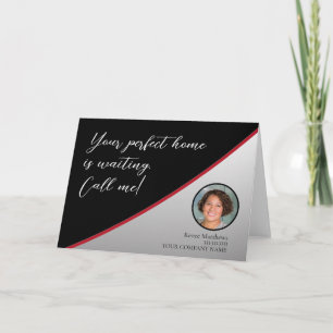 Your Company Real Estate Photo Business Note Card