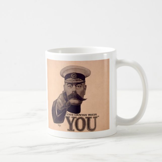 Your Country Needs You. Coffee Mug (Right)