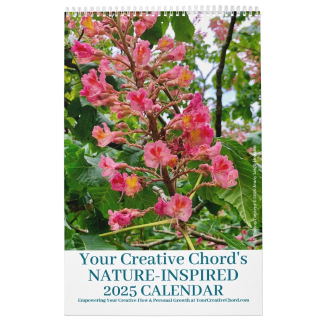 Your Creative Chord Flowers 2025 Calendar (Cover)