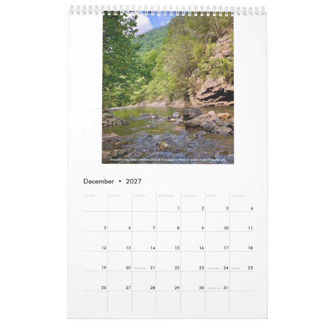 Your Creative Chord Mountain Scenes 2025 Calendar (Dec 2027)