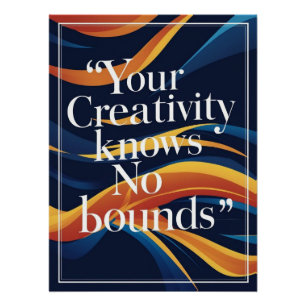 Your Creativity Knows No Bounds option 2 Poster