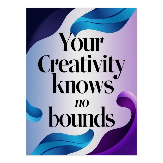 Your Creativity Knows No Bounds option 4 Poster (Front)