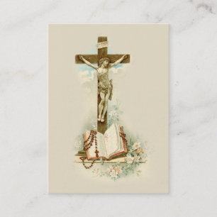 Your Cross St. Francis de Sales Quote Holy Card