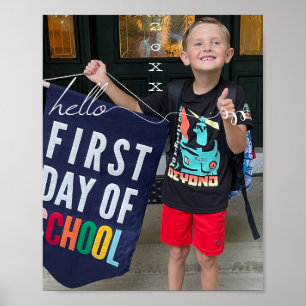 Your Custom 8" x 10" Cute Hello and Year Poster