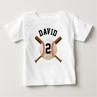 Your Custom Baseball Boy Sport Team Baby T-Shirt