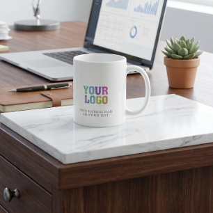 Your Custom Business Company Logo Personalised Coffee Mug
