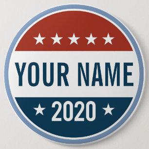 YOUR CUSTOM CAMPAIGN 2020 6 CM ROUND BADGE