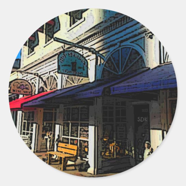 Your Custom Classic Round Sticker (Front)