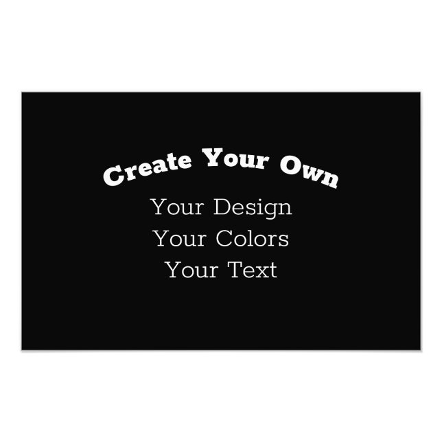 Your Custom Design Here - Photo Print (Front)