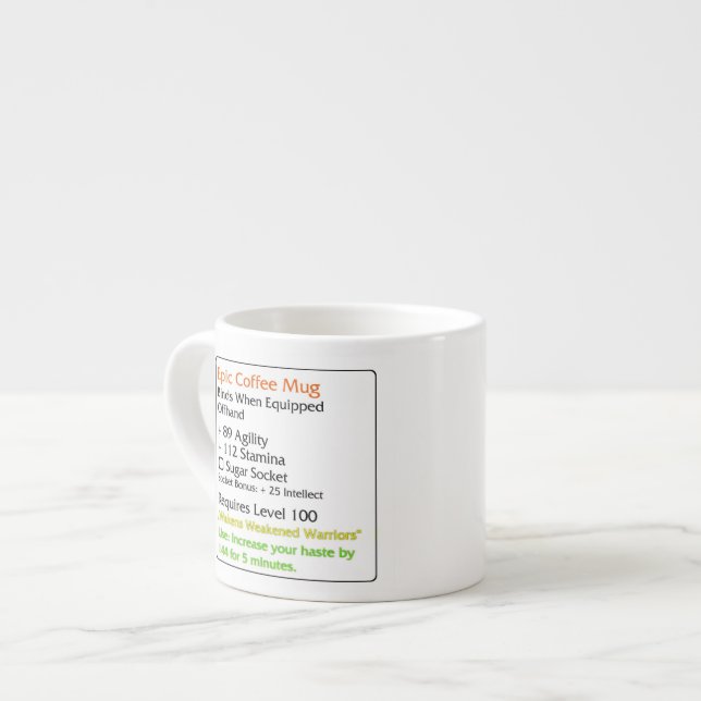 Your Custom Espresso Mug White (Front Left)