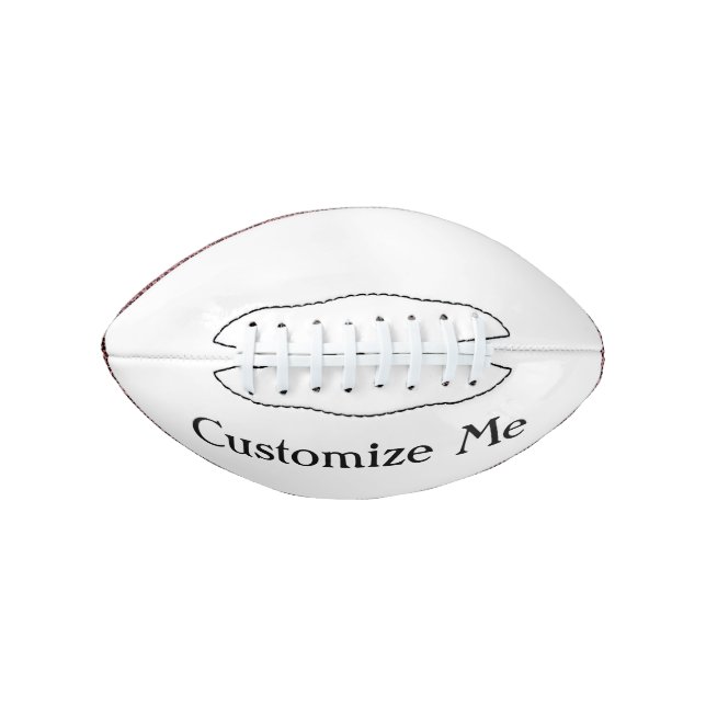 Your custom football (Front)
