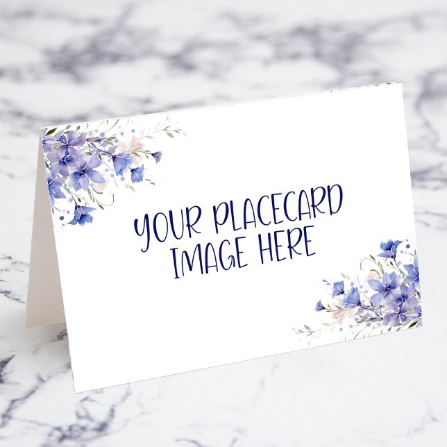 Your Custom Image Individual Place Cards (Fold Your Own Place Card DIF Craft Project)
