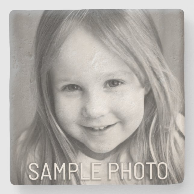 Your custom image stone coaster (Front)