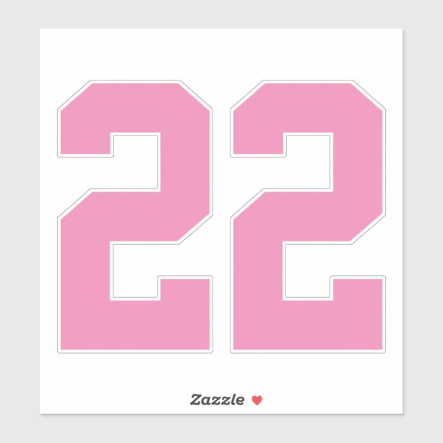 Your Custom Jersey Number (Sheet)