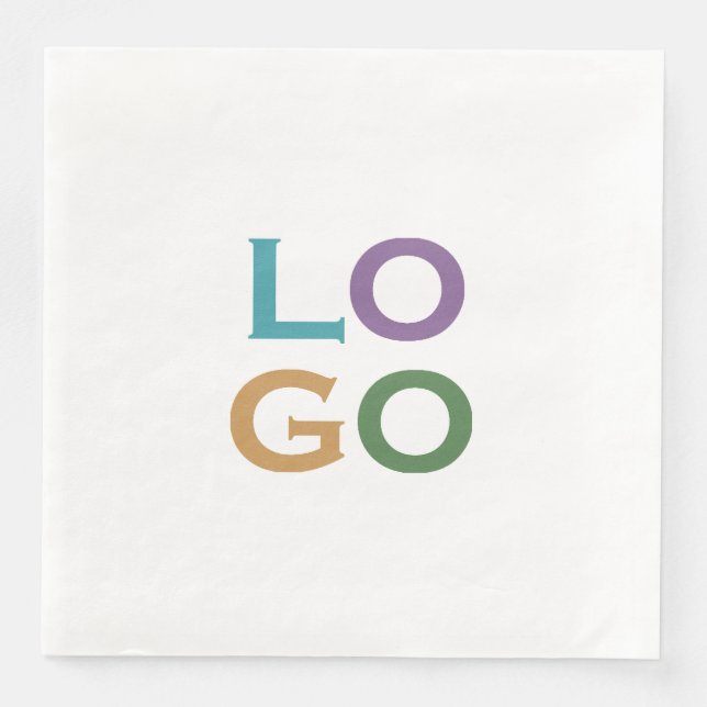 Your Custom Logo or Image Napkin (Front)