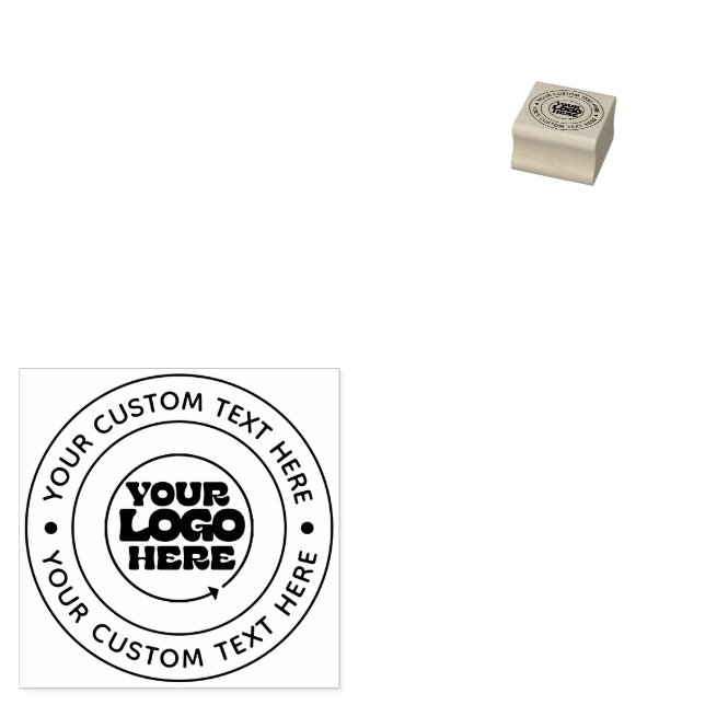 Your Custom Logo Rubber Stamp (Stamped)