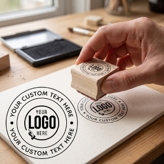 Your Custom Logo Rubber Stamp