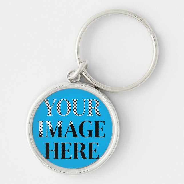 Your Custom Memory - Personalised Photo Placeholde Key Ring (Front)