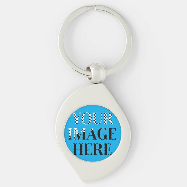 Your Custom Memory - Personalized Photo Placeholde Key Ring (Front)