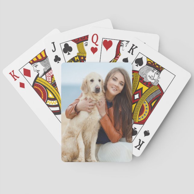 Your Custom Photo Gift Playing Cards (Back)