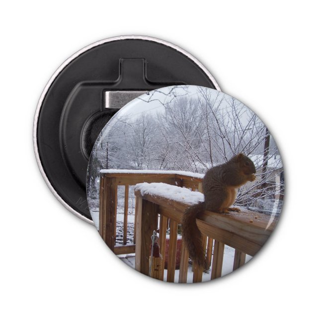 YOUR Custom Photo Template Refrigerator Magnet  Bottle Opener (Front)
