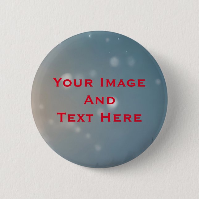 Your custom Picture and Text Personalised 6 Cm Round Badge (Front)