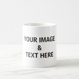 Your custom Picture and Text Personalized Coffee Mug