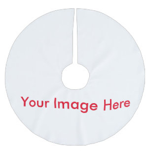 Your custom Picture Brushed Polyester Tree Skirt