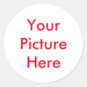 Your custom Picture Classic Round Sticker