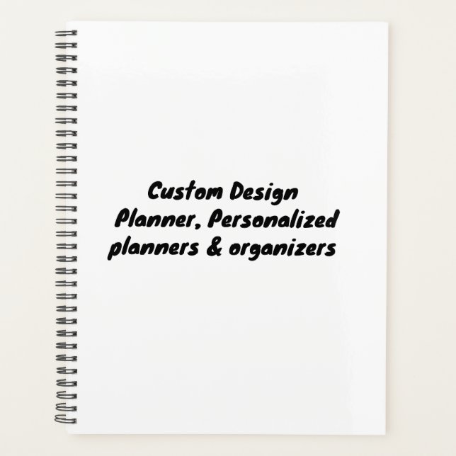 Your Custom Planner - Designed by You (Front)