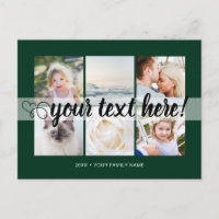 Your custom text 6 photos collage universal