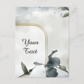 Your Custom Text - Hummingbird Personalised Postcard
