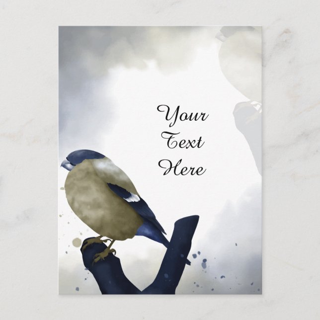Your Custom Text - Little Bird Personalised Postcard (Front)