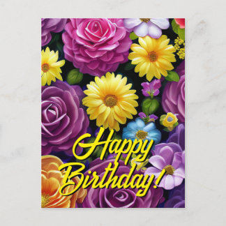 Your Custom Text Mixed Flowers 18 Template