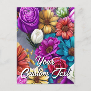 Your Custom Text Mixed Flowers 24 Template