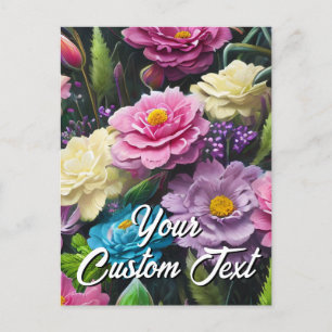 Your Custom Text Mixed Flowers 30 Template