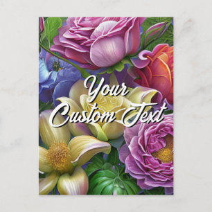 Your Custom Text Mixed Flowers 33 Template